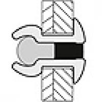  RIVET ALU/ACIER TRS 3X6 