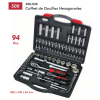  COFFRET DOUILLE 94PC 1/4"+1/2" 