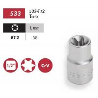  DOUILLE TORX E12 /DOUILLE 1/2" 