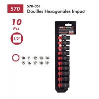  DOUILLE IMPACT HEXAGONALE JEU 