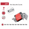  CLES MALES TORX SECURITE JEU 9 