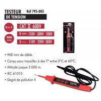  TESTEUR DE TENSION CAT II 600V 
