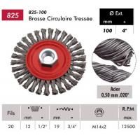  BROSSE COUPE ACIER TORS 100MM 