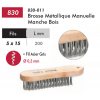  BROSSE METALLIQUE BOIS VIOLON 