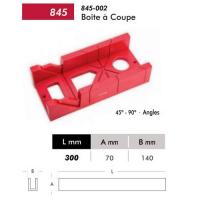  BOITE COUPE ONGLET 300X140MM 