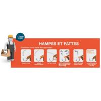  PATTE SPECIALE COUV ONDUL 18CM 