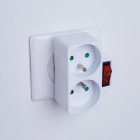  BIPLITE 2P+T 16A BLANC + INTER 