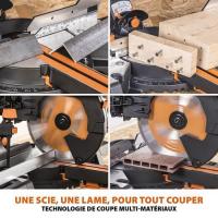  SCIE ONGLET RADIALE 255MM 