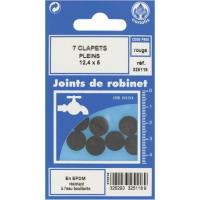  CLAPET PLEIN 12,4X5 CAOUTCHOUC 