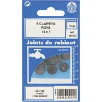  CLAPET PLEIN 13X7 CAOUTCHOUC 