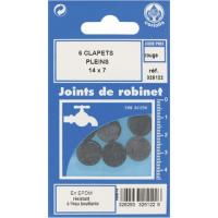  CLAPET PLEIN 14X7 CAOUTCHOUC 