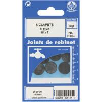  CLAPET PLEIN 15X7 CAOUTCHOUC 