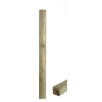  POTEAU ECRAN BOIS 7X7X240CM 
