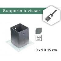  PIED GALVA 9X9X15CM A VISSER 