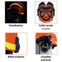  CASQUE FORESTIER ORANGE PRO 