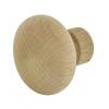 BOUTON ROND D40 HETRE BRUT 