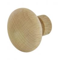  BOUTON ROND D40 HETRE BRUT 