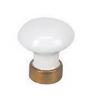  BOUTON ROND D30 PORCELAINE BLC 