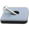  PATIN VIS PTFE BLEU 30X30  X4 