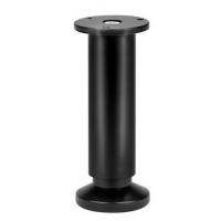  PIED REGLABLE ALU NOIR 150MM 