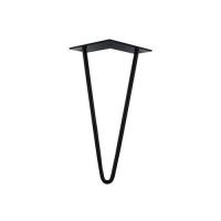  PIED FILAIRE ACIER NOIR H300 
