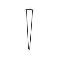  PIED FILAIRE ACIER NOIR H170 