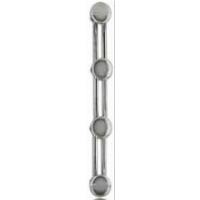  PATERE ARRONDIE METAL 4 TETES 