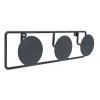  PATERE ARRONDIE METAL 3 TETES 