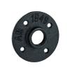  PLATINE EMBASE ACIER NOIR 25MM 