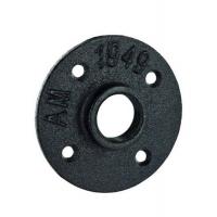  PLATINE EMBASE ACIER NOIR 25MM 