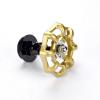  VANNE ACIER NOIR DORE 25MM 