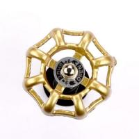  VANNE ACIER NOIR DORE 25MM 