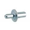  TAQUET ACIER DIAM 4/5MM REVERS 