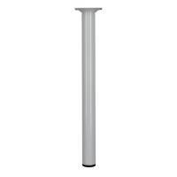  PIED FIXE ACIER M10 BLC 350MM 