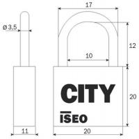  CADENAS CITY 20 ANSE ACIER 