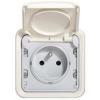  PRISE 2P+T IP55 PLEXO BLANC 