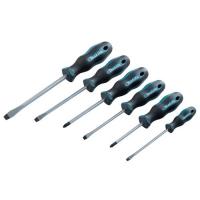 TOURNEVIS JEU PLATS + POZIDRIV 
