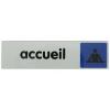  PLAQUE 170X45 ACCUEIL 