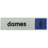  PLAQUE 170X45 DAMES TEXTE 