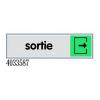  PLAQUE 170X45 SORTIE 