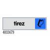  PLAQUE 170X45 TIREZ HORIZONTAL 