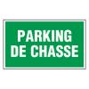  PLAQUE 330X200 PARKING CHASSE 