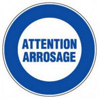  DISQUE D300 ATTENTION ARROSAGE 