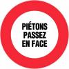  DISQUE PIETONS PASSEZ EN FACE 