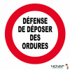  PANNEAU DEFENSE DEPOS DES ORD 