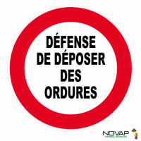  PANNEAU DEFENSE DEPOS DES ORD 