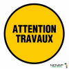  DISQUE D450MM ATTENTION TRAVAU 