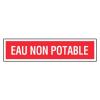  PLAQUE 330X75 EAU NON POTABLE 