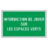  PLAQUE INT JOUER SUR ESPAC VRT 