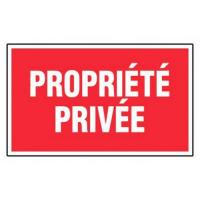  PLAQUE 330X200 PROPRIETE PRIVE 